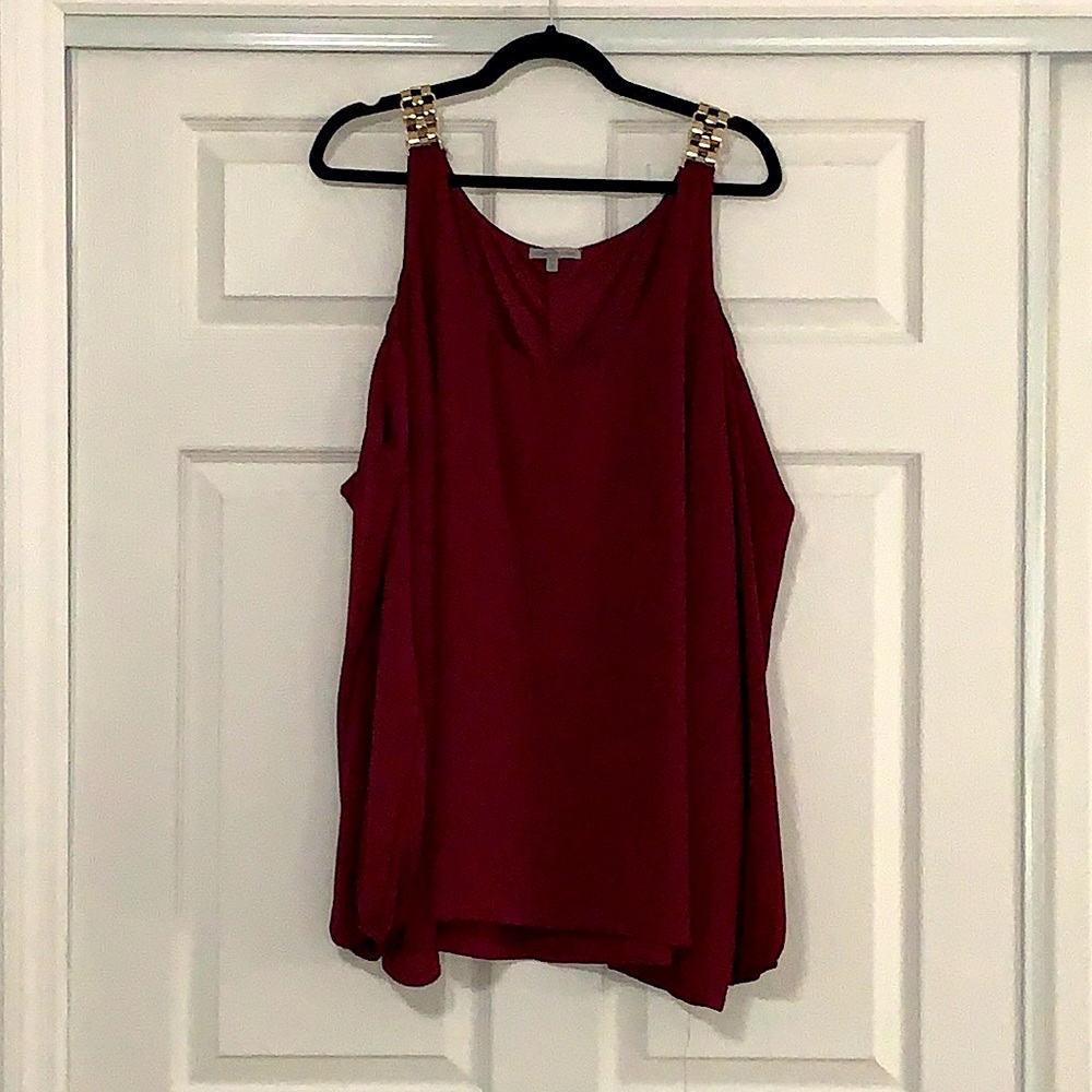 Cold shoulder blouse